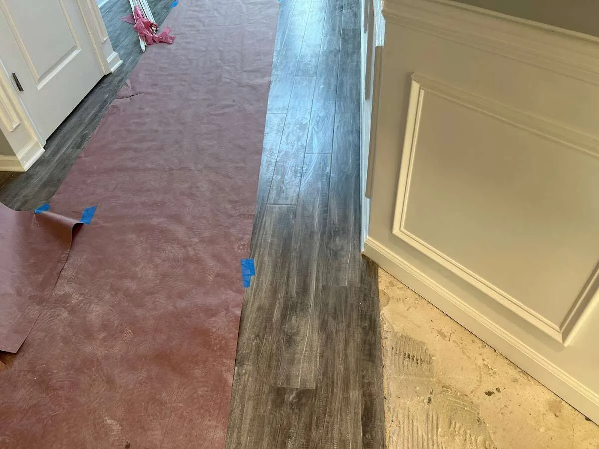 Completed marble shower restoration in Chantilly